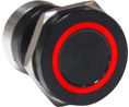 Illuminated Capacitive Switch Latching Function 10 mA 12 VDC 1NO IK10 / IP68 / IP69K