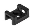 Self Adhesive Black Cable Tie Mount 16 mm x 23mm, 9mm Max. Cable Tie Width Packung à 500 Stück