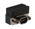 Glenair MWDM 9 Way Right Angle Through Hole D-sub Connector Socket, 2.54mm Pitch, Female