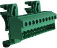 DIN Rail Mounted Pluggable Terminal Block, Straight, 15A, 300V, Pitch - 5.08mm, Poles - 10, Pack of 100 pieces