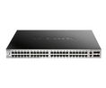 PoE Switch, Layer 3 Managed, 10Gbps, 370W, RJ45 Ports 50, PoE Ports 48, Fibre Ports 4SFP+