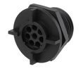 Rundstift/-hylsa, Sockel, 8 Antal kontakter, 5A, 125VAC/VDC, IP69K / IP68