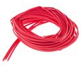 Braided Acrylic Fibreglass Red Cable Sleeve, 2mm Diameter, 5m Length, Packung à 3 Stück