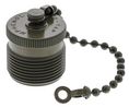 97 MIL-DTL-5015 Female Dust Cap, Shell Size 14 IP66 Rated, with Olive Drab Cadmium Finish, Aluminium