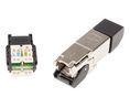 8, Kontakt, RJ45, CAT6a, Rak, Positioner - 8, Antal kontakter - 8, Skärmad