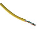 50m Cat5, Yellow, U/UTP Unshielded, Unterminated PVC Sheath