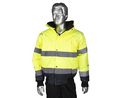 Portwest 300D Industry High Visibility Yellow Men Hi Vis Bomber Jacket, 2XL