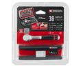 Ratchet Spanner Set, Ergonomisch, 1/4", 38Stück
