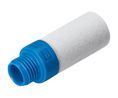 Silencer, Compressed Air, G1/4", Male Thread, Polyethylene