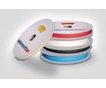 Heat-Shrink Tubing 3:1, 1 ... 3mm, White, Cross-Linked Polyolefin, 22m