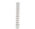 Terminal Strip, Natural, 5A, Poles - 12, Pack of 10 pieces