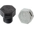 Ilmaustulppa M12 12mm IP66 / IP68 / IP69 Polyamidi 6 Harmaa