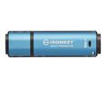 USB-sticka, IronKey Vault Privacy 50, 256GB, USB 3.0, Blå