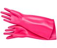 Gant d'électricien, Caoutchouc, Taille des gants 9, Rouge, Paire (2 pièces)