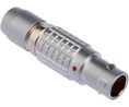 Circular Connector, 2 Contacts, Cable Mount, Plug, Male, IP50, 1B Series