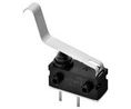 Sealed Ultra Subminiature Micro Switch, D2AW, 100mA, 1NC, 0.9N, Simulated Roller Lever