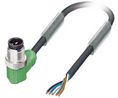 Phoenix Contact Right Angle Male 5 way M12 to Unterminated Sensor Actuator Cable, 1.5m