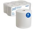 SCOTT Scott (6667) Roll Hand Towels, 198 x 200 mm, 7200 Sheets Packung à 6 Stück
