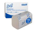 Scott Folded White Paper Towel, 315 x 200mm, 240 Sheets Pack of 15 pieces