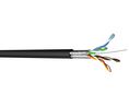 CAEMMC, 100m Cat6a, Black, U/FTP Shielded, Unterminated LSZH Sheath, Black