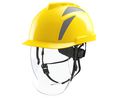 MSA Safety V-Gard 950 Class 1 Yellow Safety Helmet with Chin Strap, Adjustable