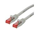 Roline, 2m Cat6, Grey RJ45 to Male RJ45 Male, S/FTP Shielded, Terminated LSZH Sheath
