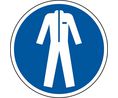 Vinyl Floor Graphic Protective Clothing Sign With Pictogram Only Text, 200 x 200mm