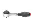 Facom R.360 1/4 in Square Ratchet with Bi-material Elastomer Handle, 106 mm Overall, 106mm