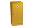 Yellow Steel Lockable 1 Door Hazardous Substance Cabinet, 915mm x 459mm x 459mm