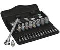 Ratchet Spanner Set, 2-componenten, 1/4", 28pcs