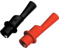 Crocodile Clip Set Nickel-Plated Steel 9mm 600V 10A Black / Red PVC