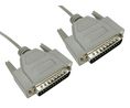 Serial Cable D-SUB 25-Pin Male - D-SUB 25-Pin Male 5m Grey