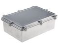 Wall Box 262x182x90mm Die-Cast Aluminium Alloy Silver IP67