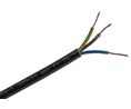 Mains Cable 3x 0.5mm² Copper 500V 100m Black