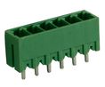 Steckbarer Klemmenblock, Gerade, Raster - 3.81mm, Pole - 6, Packung à 10 Stück