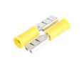 Spade Connector, Partially Insulated, Yellow, 0.2 ... 0.5mm², Socket, Pack of 100 pieces