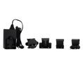 Utbytbar adapter plug-in-strömförsörjning 12V 1A 12W Euro typ C (CEE 7/16)-kontakt / UK typ G (BS1363)-kontakt / USA-kontakt / AU-kontakt 2.1 x 5.5 mm kolvkontakt