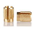 Threaded Insert, Flush, M6, 8 x 12.7mm, Brass, Pack of 100 pieces