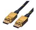Video Cable, DisplayPort Plug - DisplayPort Plug, 4096 x 2560, 1m