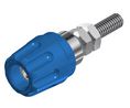 Kopplingsdon 4mm 16A 30V Blå