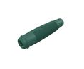 Banaanipistorasia Vihreä 4 mm Messinki Nikkeli 30VAC 60VDC 16A Juottaminen