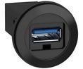 Panel Feed-Through Connector, USB 3.0 A Socket - USB 3.0 A Socket
