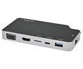Docking Station, USB-C Plug, Bus-Powered, 100W, Ports Total 6