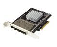 PCI Express 10 Gigabit NIC Server-Adapternetzwerkkarte 4x SFP+ PCI-E x8