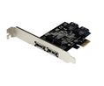 PCI-Express-SATA-III-Steuerkarte, PCI-E x1, 2x / eSATA / SATA III