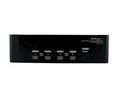 4-Port Dual DVI/VGA USB KVM Switch with Audio and USB Hub, 1920 x 1200, DVI-I / VGA - USB-A