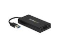 Adapter, USB-A Plug - DisplayPort Socket, 3840 x 2160, Black