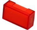 Cap Rectangular Red Translucent Plastic 55 Series Switches