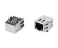 Industrikontaktdon, 10/100 Base-T, RJ45, Kontakt, Vinkelrät, Portar - 1, Antal kontakter - 14