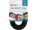 VELCRO®-band 300 x 25mm Tyg / Polypropylen Svart